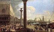 CARLEVARIS, Luca The Wharf, Looking toward the Doge s Palace painting